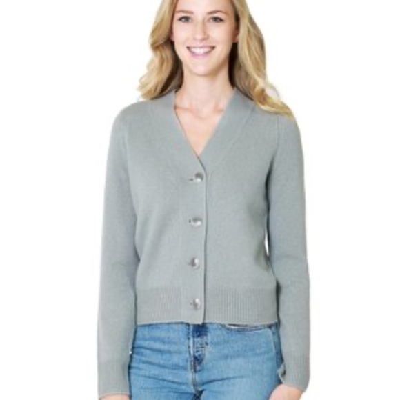 Vince Sweaters - Vince shrunken button cropped cardigan sweater